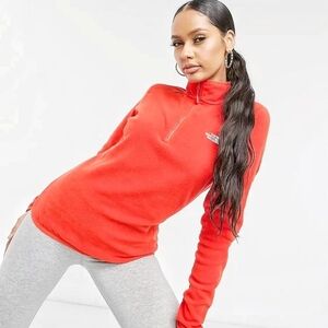 🌸 The North Face | Quarter Zip Fleece Jacket  F‎
